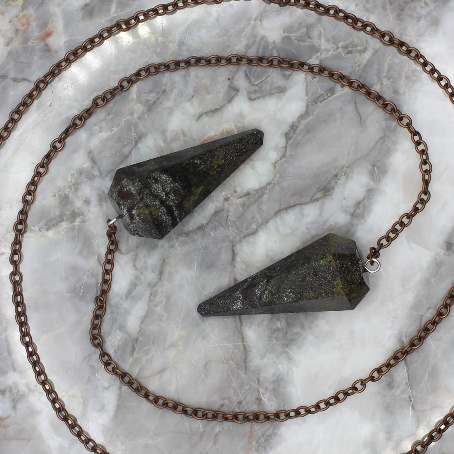 Dragons Blood Jasper Pendulum