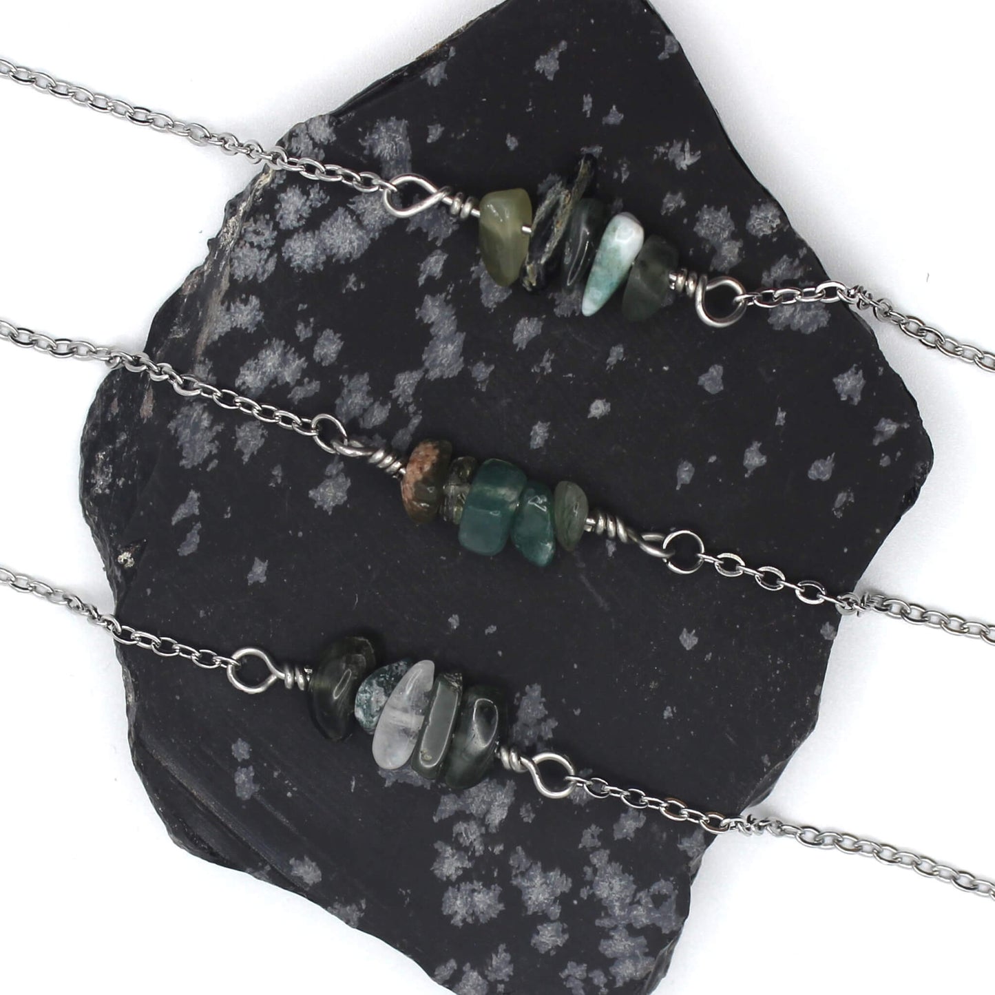 Fancy Jasper Chip Bead Necklace